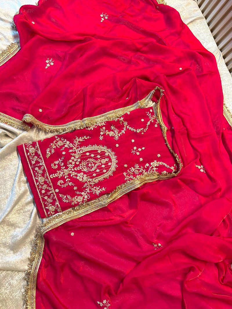 Zardozi suit |  | Karishma Emporium | Elegance in Making Pure Zardozi Women wear