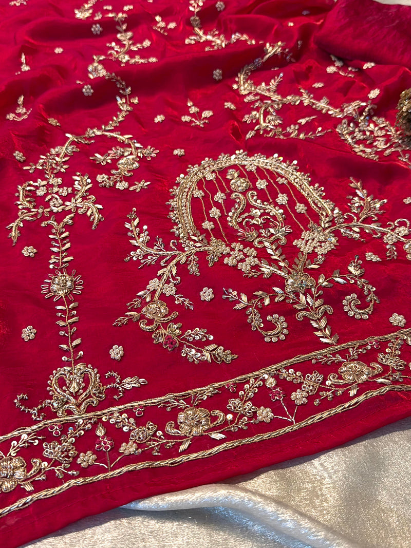 Zardozi suit |  | Karishma Emporium | Elegance in Making Pure Zardozi Women wear