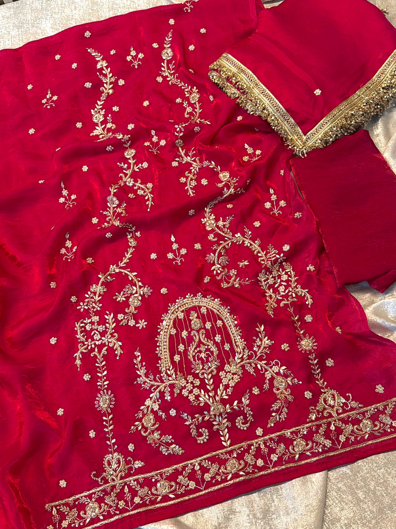 Zardozi suit |  | Karishma Emporium | Elegance in Making Pure Zardozi Women wear