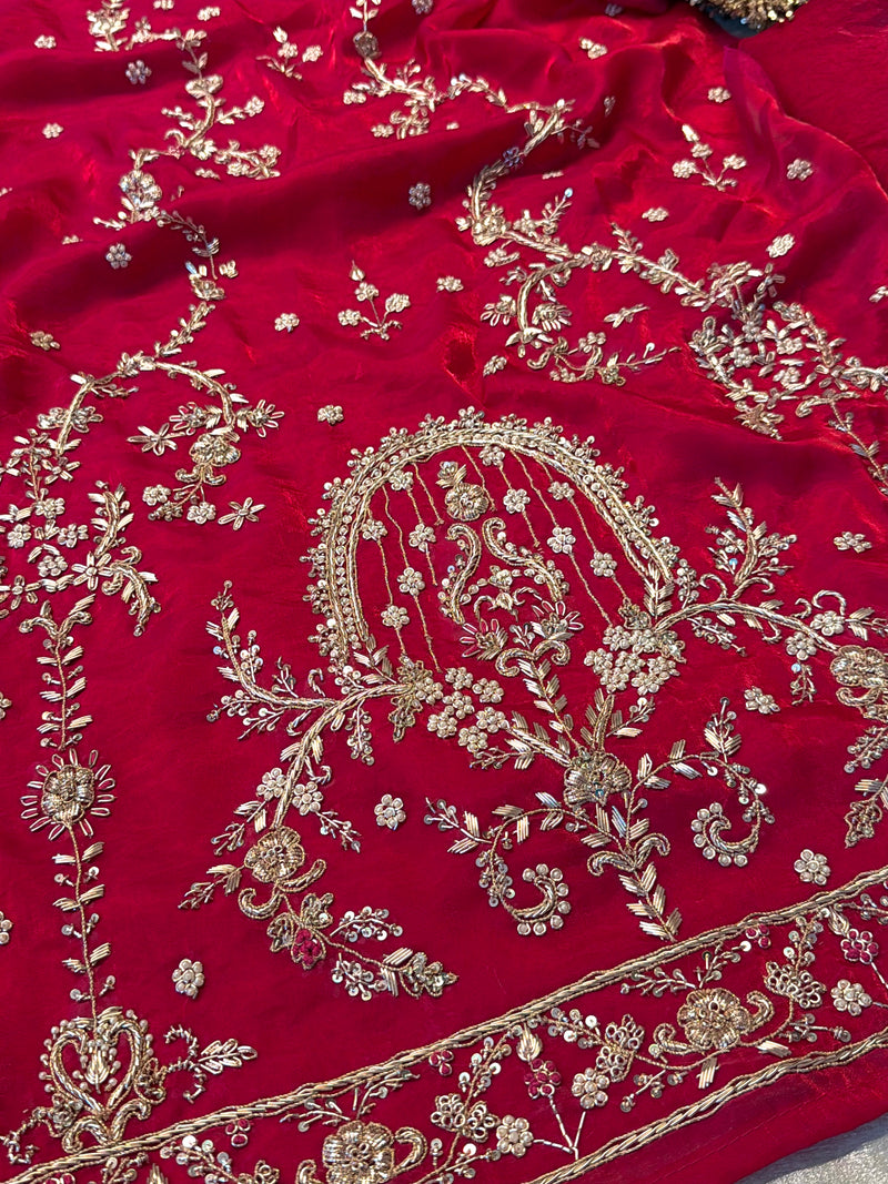 Zardozi suit |  | Karishma Emporium | Elegance in Making Pure Zardozi Women wear
