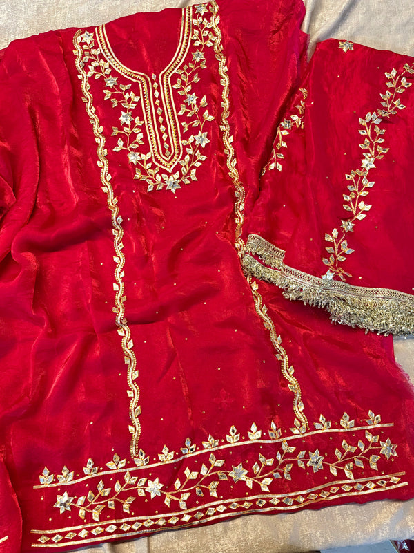 Dulhan gota Patti suit
