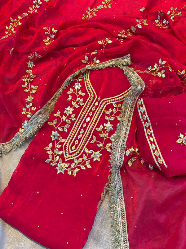 Dulhan gota Patti suit