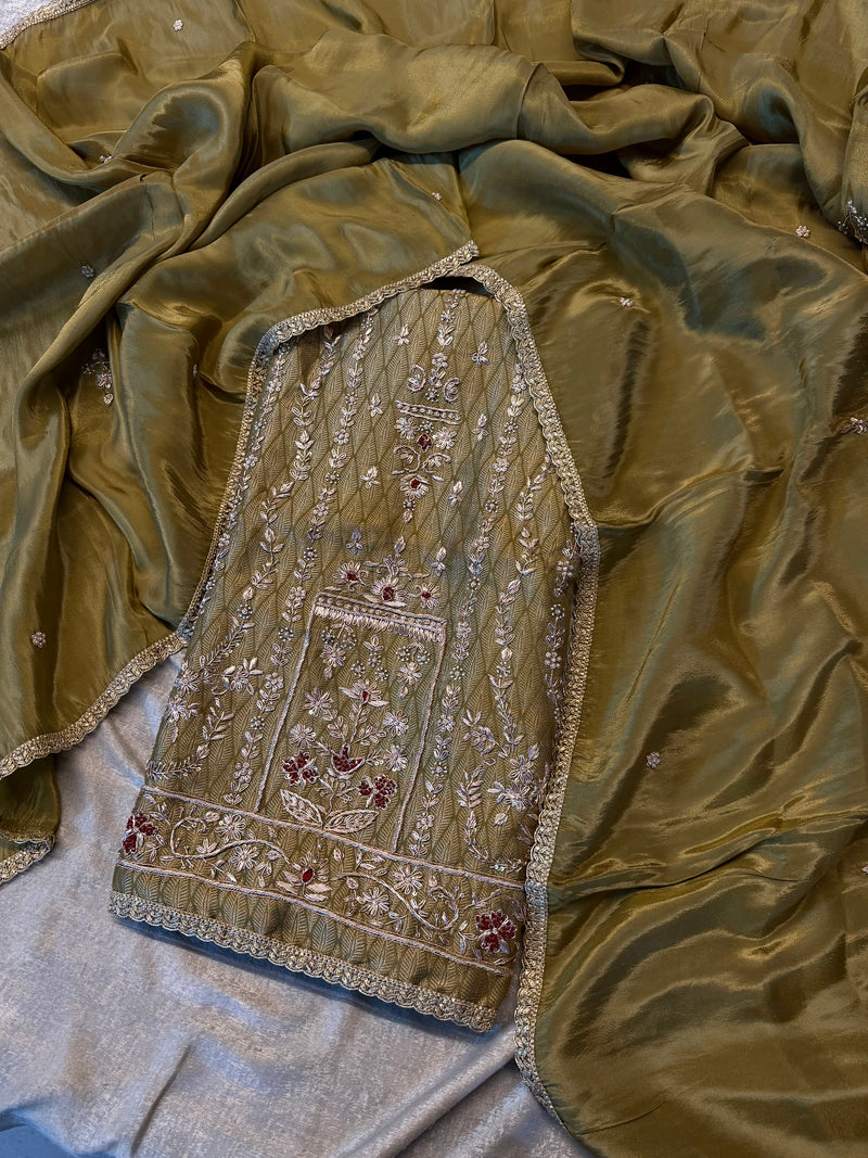 Dabka suits |  | Karishma Emporium | Elegance in Making Pure Zardozi Women wear