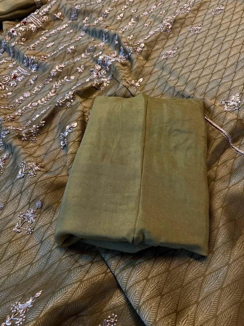 Dabka suits |  | Karishma Emporium | Elegance in Making Pure Zardozi Women wear