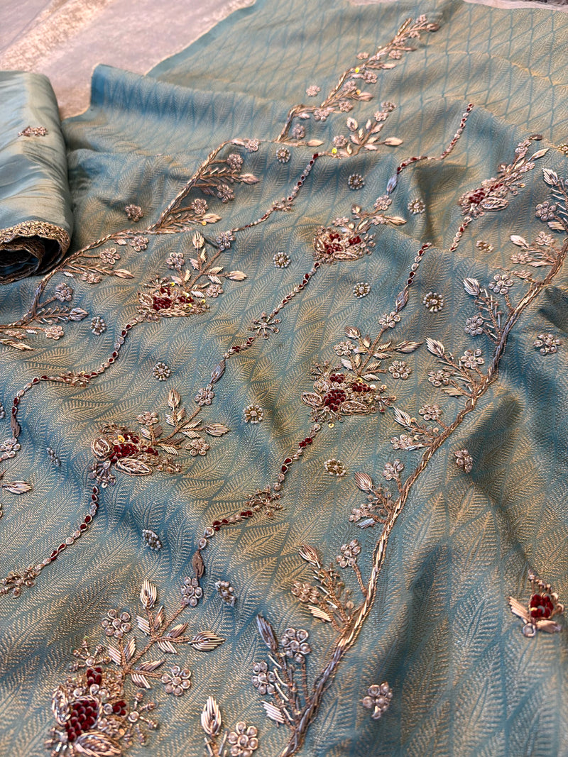 Dabka suits |  | Karishma Emporium | Elegance in Making Pure Zardozi Women wear