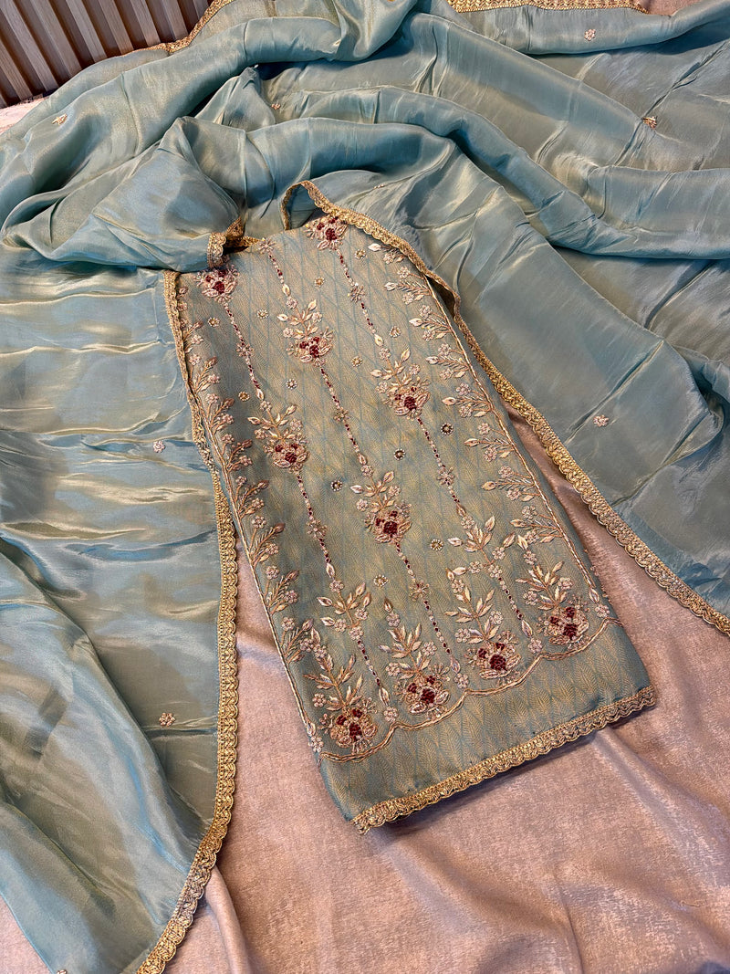 Dabka suits |  | Karishma Emporium | Elegance in Making Pure Zardozi Women wear