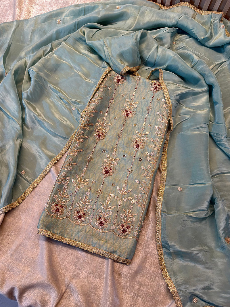 Dabka suits |  | Karishma Emporium | Elegance in Making Pure Zardozi Women wear