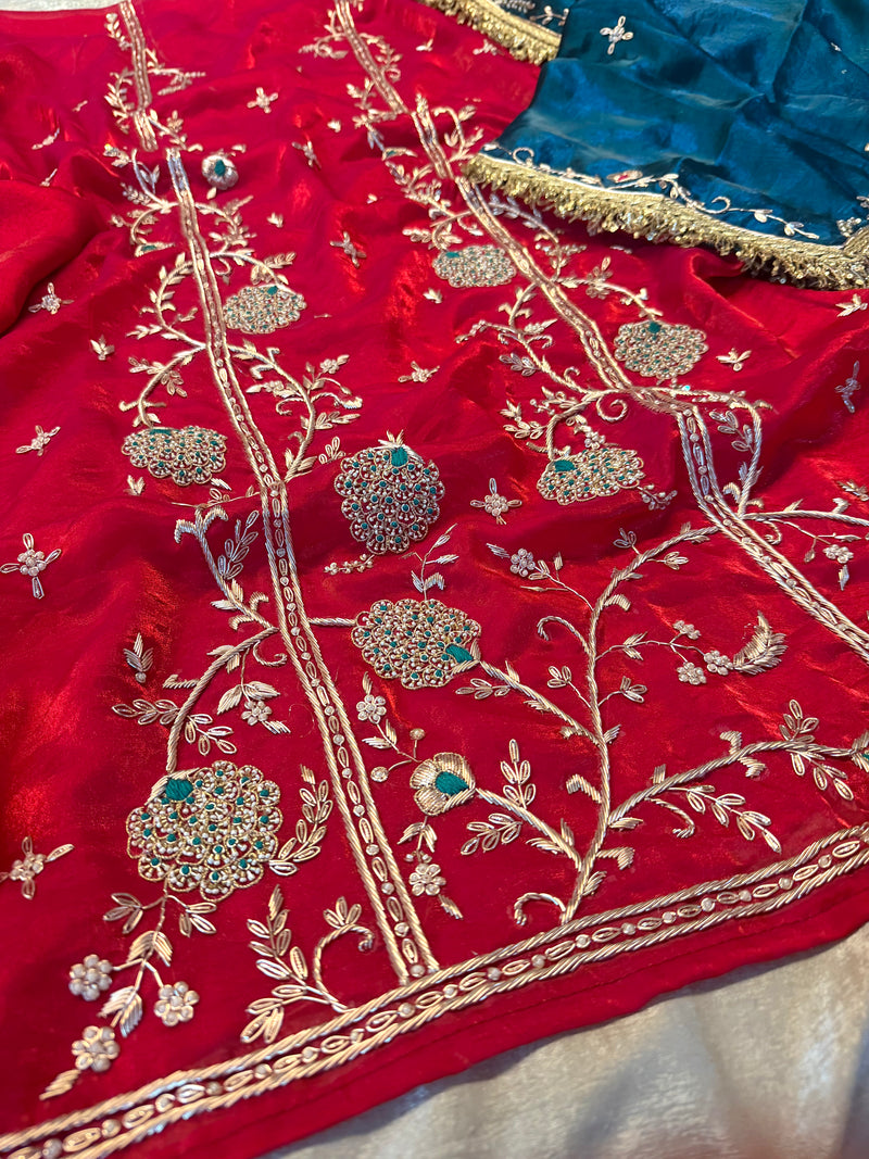 Pure dabka work suit |  | Karishma Emporium | Elegance in Making Pure Zardozi Women wear
