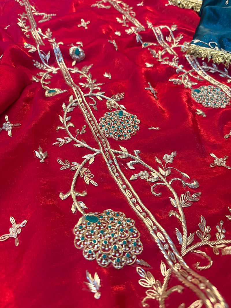Pure dabka work suit |  | Karishma Emporium | Elegance in Making Pure Zardozi Women wear