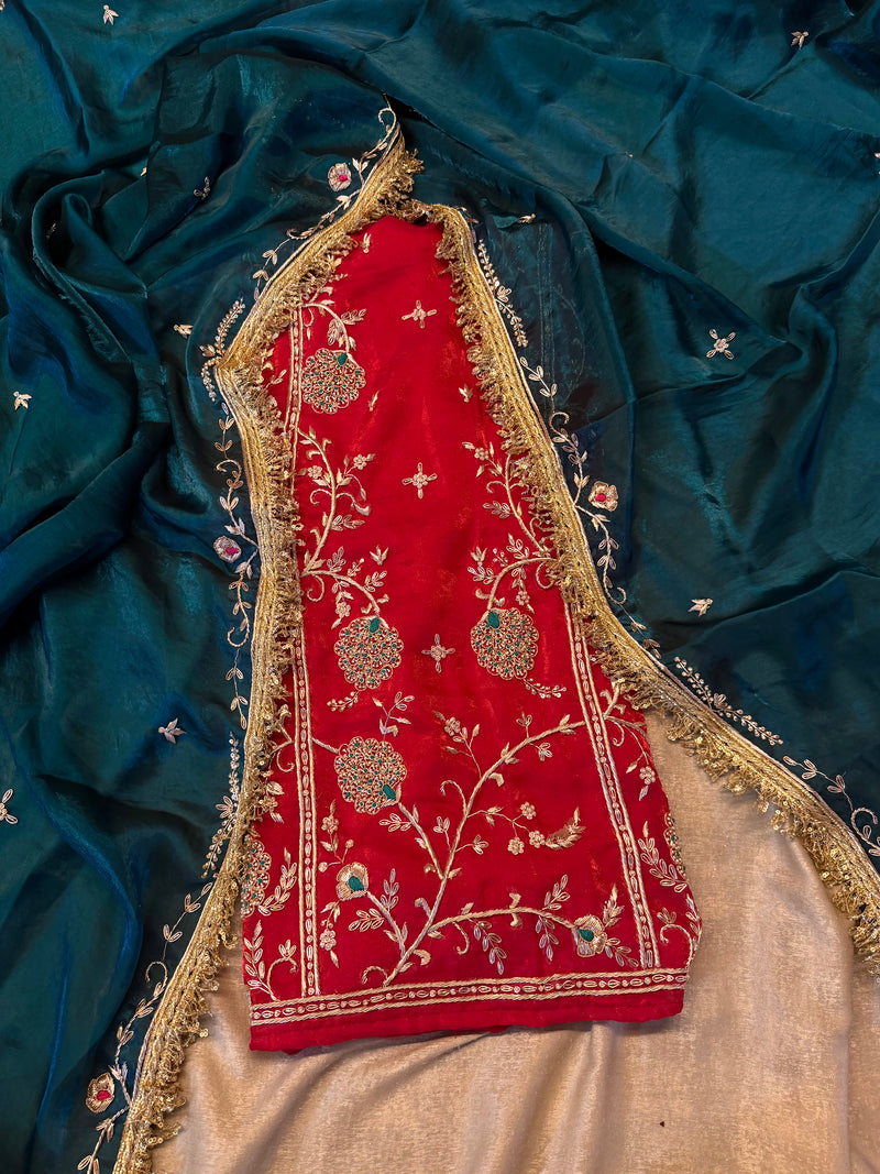 Pure dabka work suit |  | Karishma Emporium | Elegance in Making Pure Zardozi Women wear