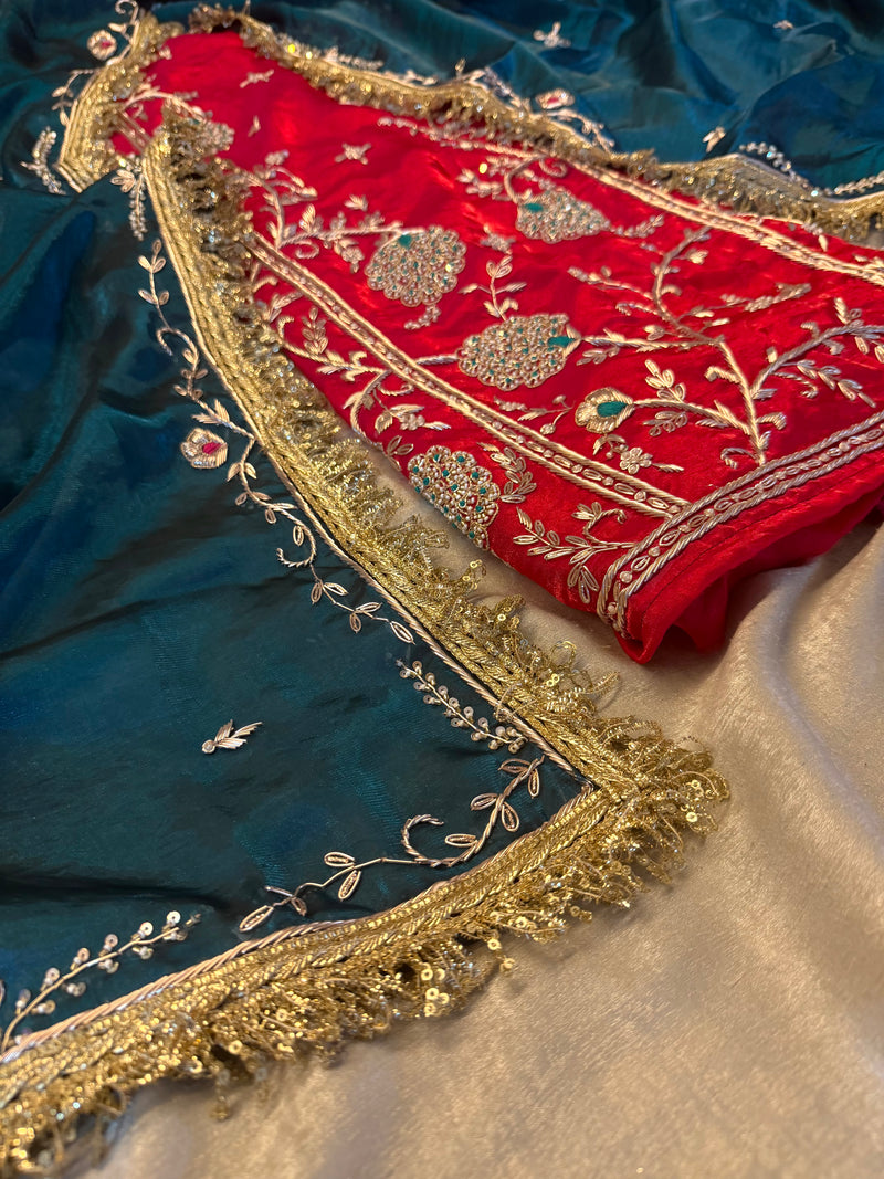 Pure dabka work suit |  | Karishma Emporium | Elegance in Making Pure Zardozi Women wear