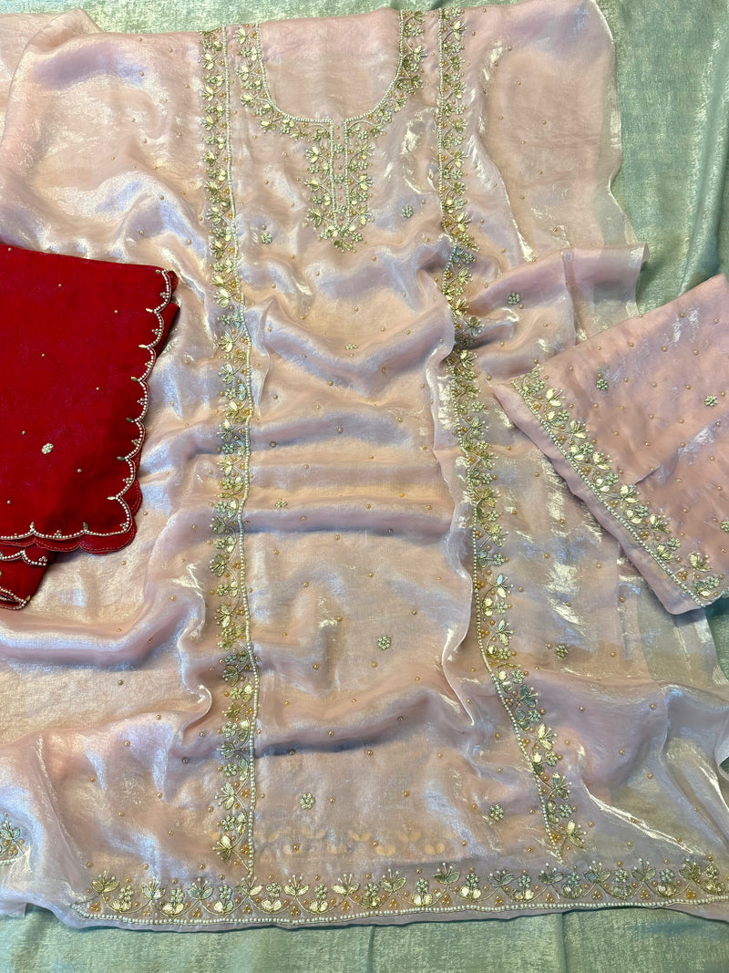 Dabka Patti suit |  | Karishma Emporium | Elegance in Making Pure Zardozi Women wear