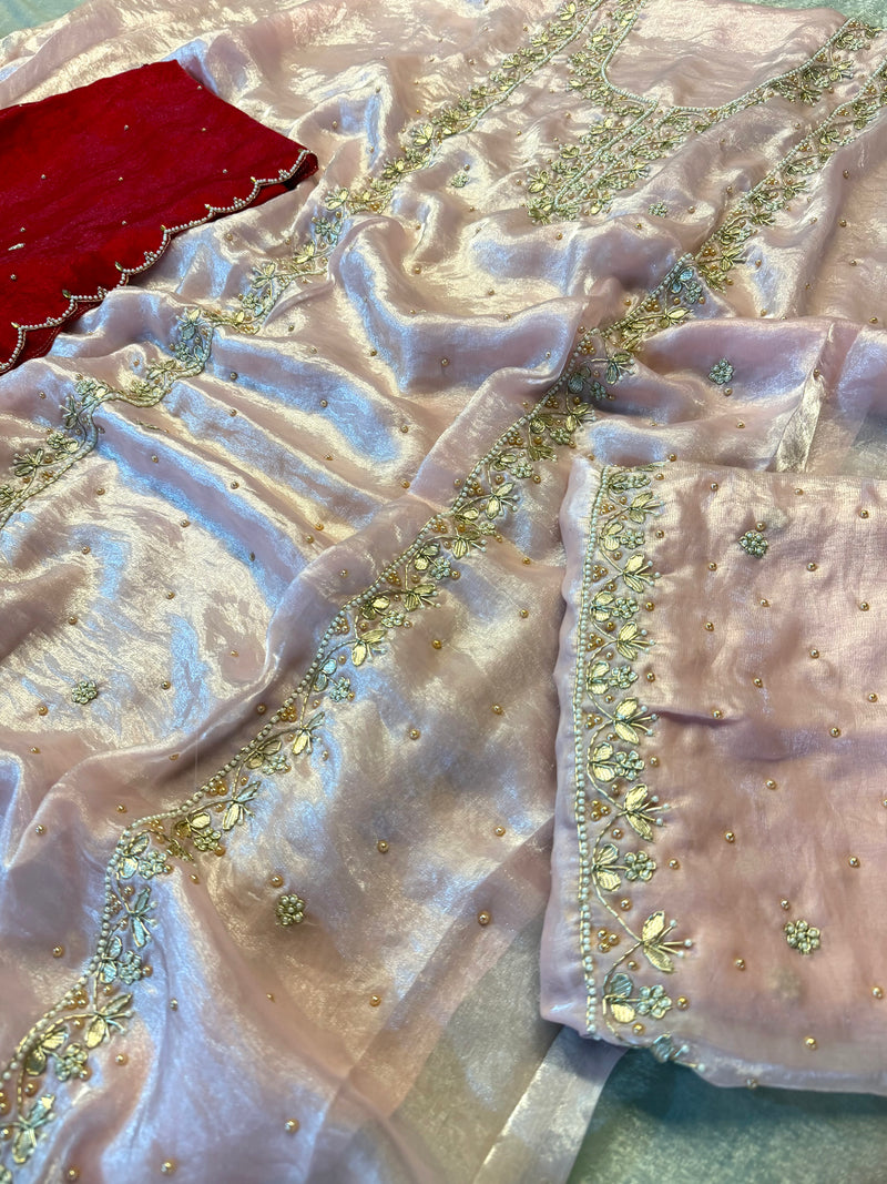 Dabka Patti suit |  | Karishma Emporium | Elegance in Making Pure Zardozi Women wear