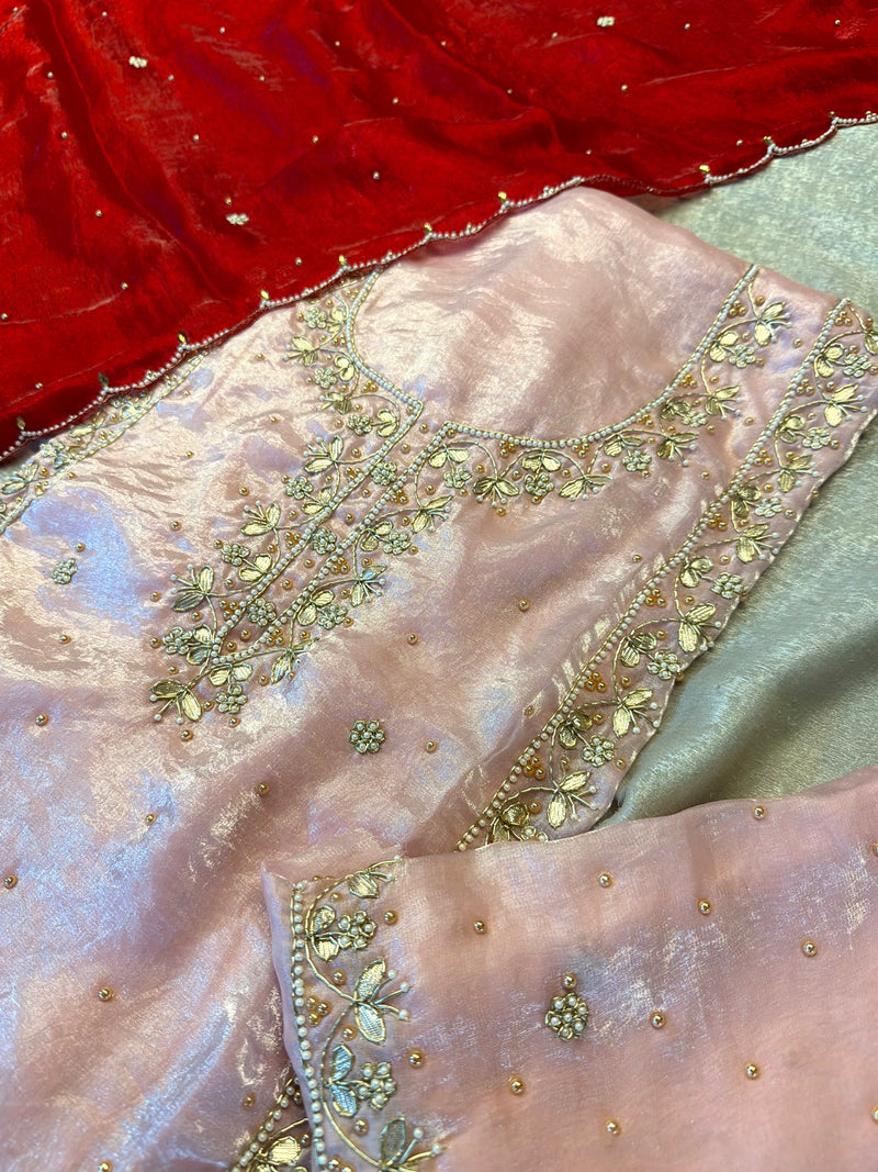 Dabka Patti suit |  | Karishma Emporium | Elegance in Making Pure Zardozi Women wear