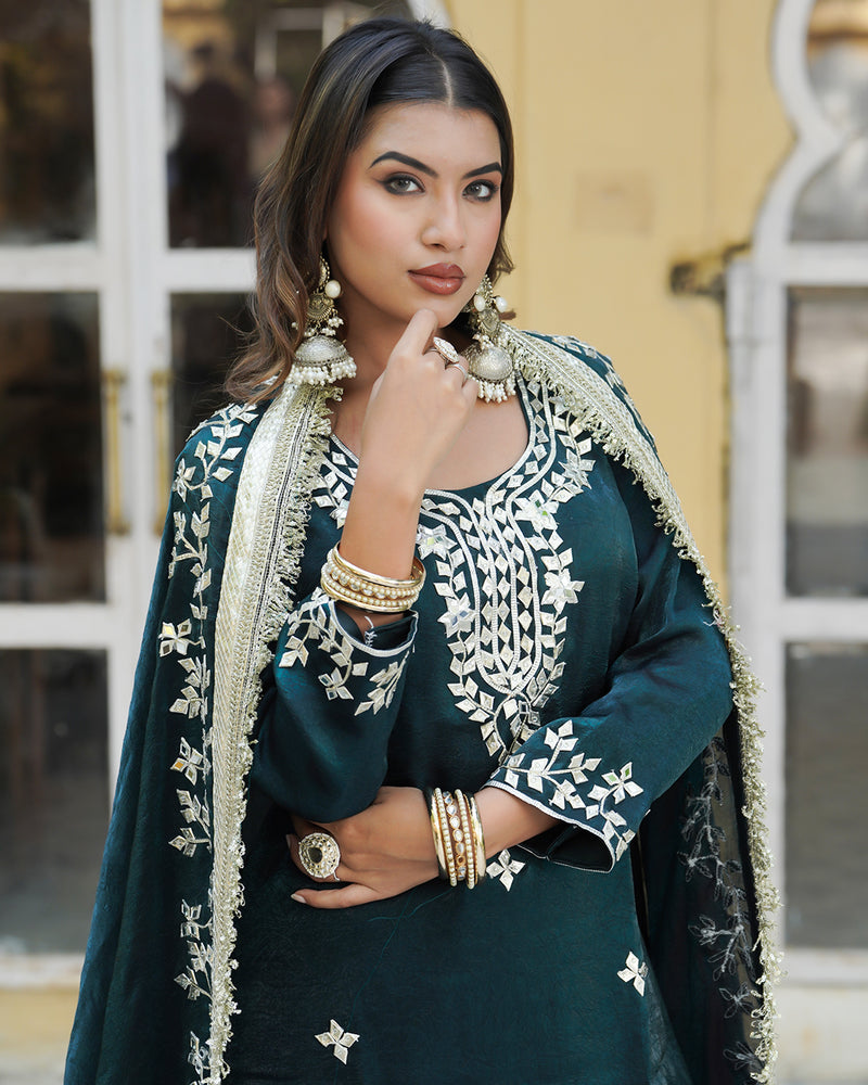 Gharara by Rooh e tonk |  | Karishma Emporium | Elegance in Making Pure Zardozi Women wear