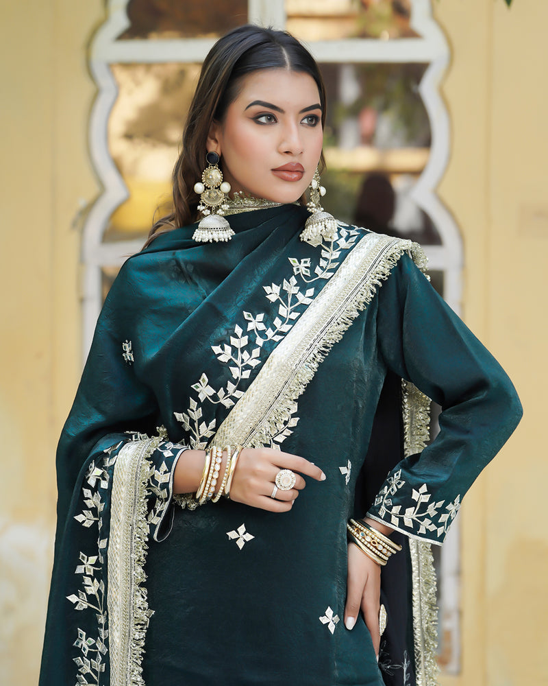 Gharara by Rooh e tonk |  | Karishma Emporium | Elegance in Making Pure Zardozi Women wear