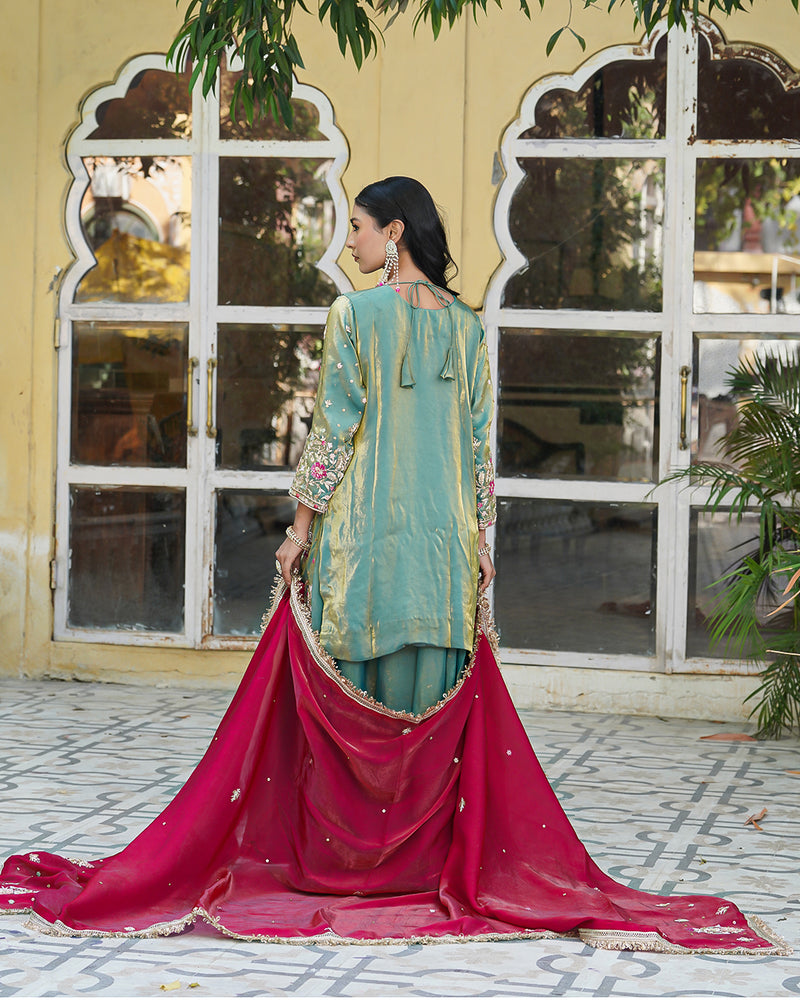 Gharara by sayma b |  | Karishma Emporium | Elegance in Making Pure Zardozi Women wear