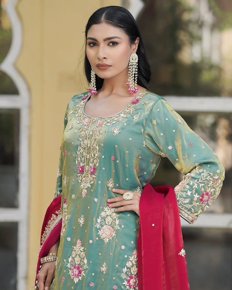 Gharara by sayma b |  | Karishma Emporium | Elegance in Making Pure Zardozi Women wear