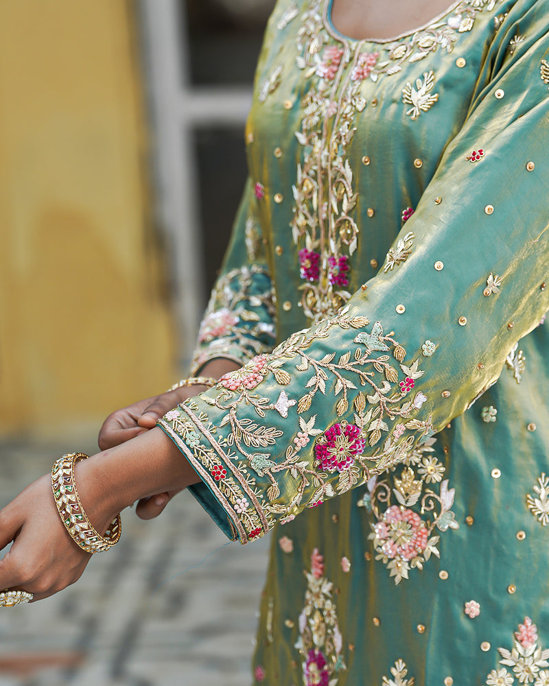 Gharara by sayma b |  | Karishma Emporium | Elegance in Making Pure Zardozi Women wear