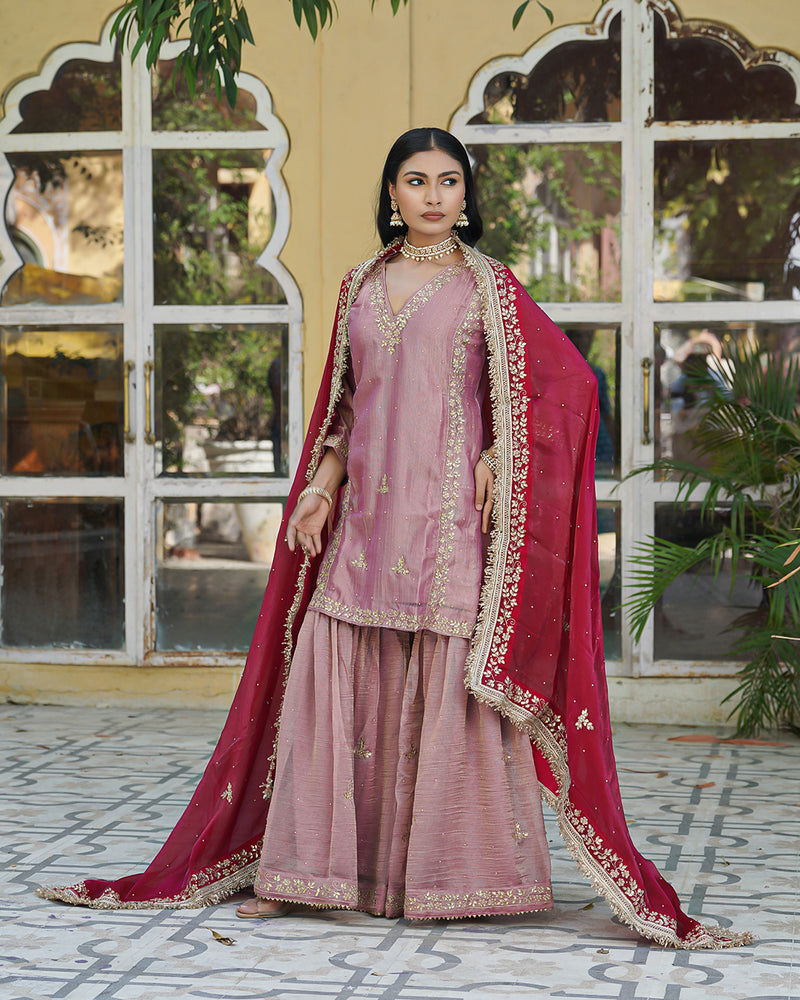 Gharara by Ayesha-Yusuf |  | Karishma Emporium | Elegance in Making Pure Zardozi Women wear
