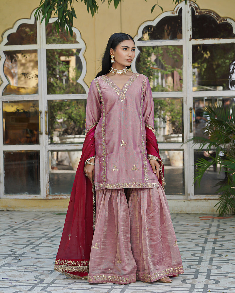Gharara by Ayesha-Yusuf |  | Karishma Emporium | Elegance in Making Pure Zardozi Women wear