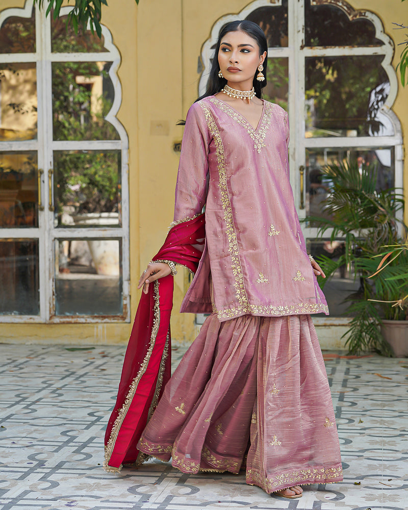 Gharara by Ayesha-Yusuf |  | Karishma Emporium | Elegance in Making Pure Zardozi Women wear