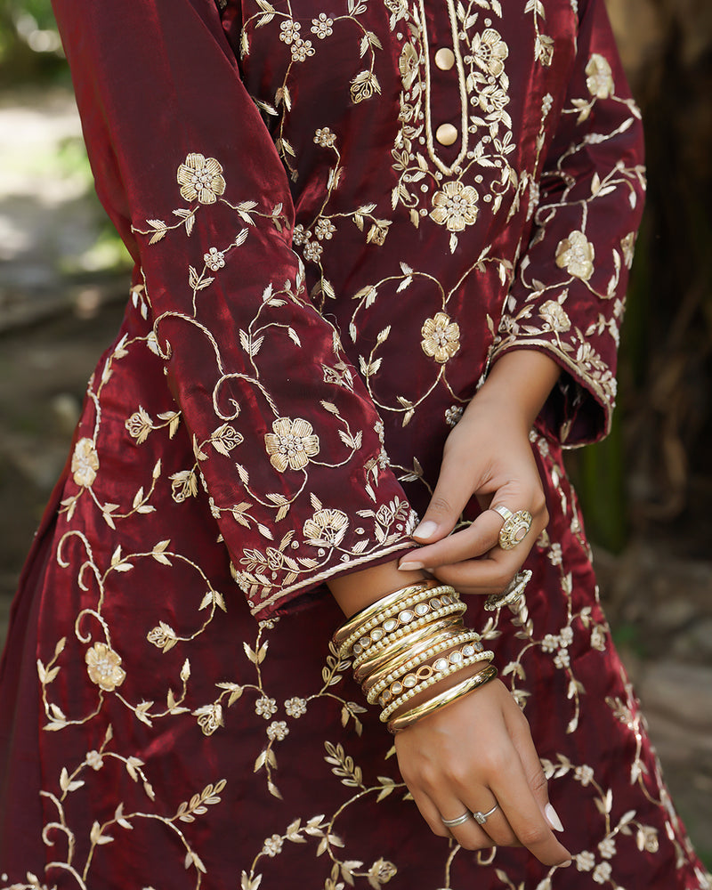 Gharara by Meher Mahal |  | Karishma Emporium | Elegance in Making Pure Zardozi Women wear