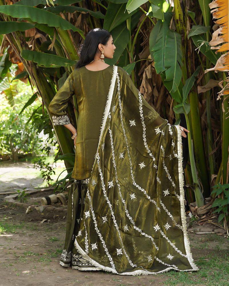 Gharara by Aarzoo sultana |  | Karishma Emporium | Elegance in Making Pure Zardozi Women wear