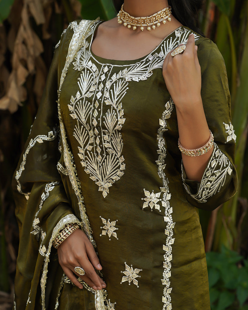 Gharara by Aarzoo sultana |  | Karishma Emporium | Elegance in Making Pure Zardozi Women wear