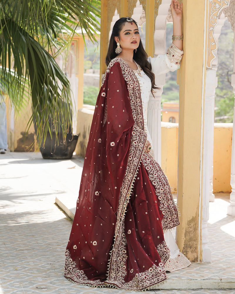 Gharara by Noor/jahan |  | Karishma Emporium | Elegance in Making Pure Zardozi Women wear