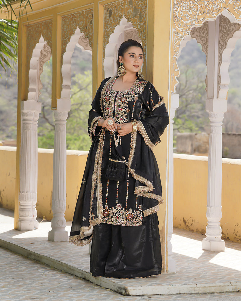 Sharara by Noor kaur |  | Karishma Emporium | Elegance in Making Pure Zardozi Women wear
