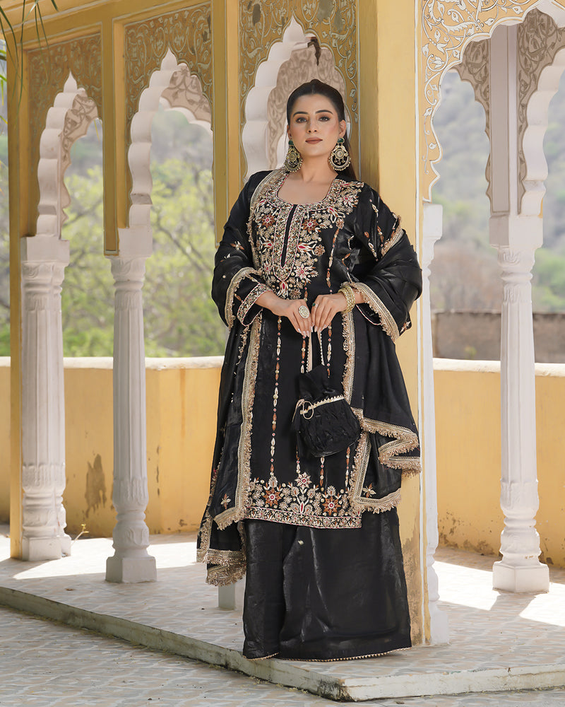 Sharara by Noor kaur |  | Karishma Emporium | Elegance in Making Pure Zardozi Women wear