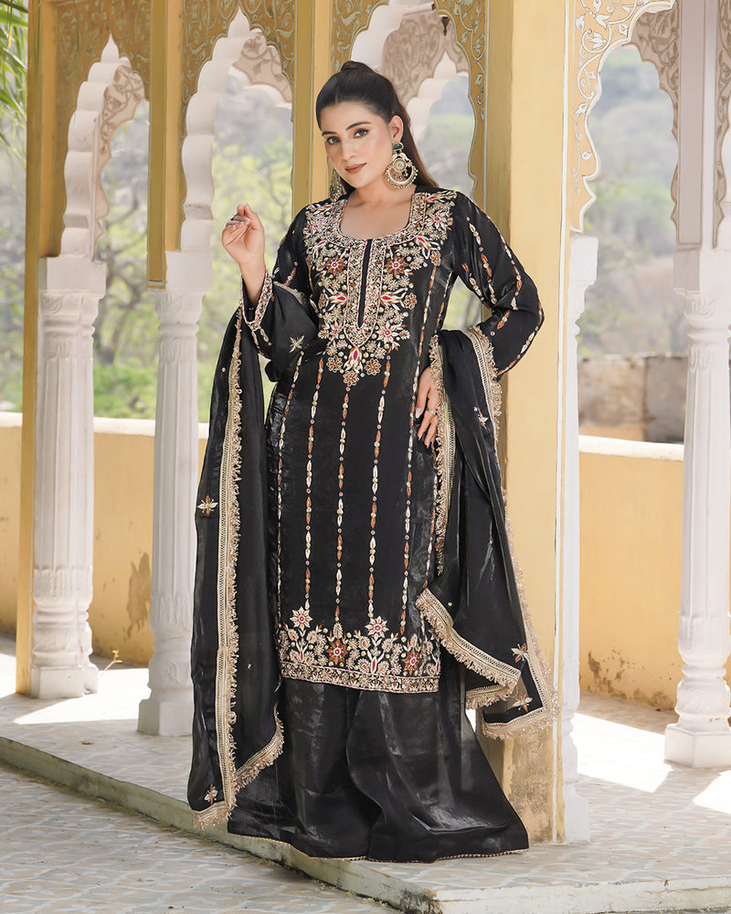 Sharara by Noor kaur |  | Karishma Emporium | Elegance in Making Pure Zardozi Women wear