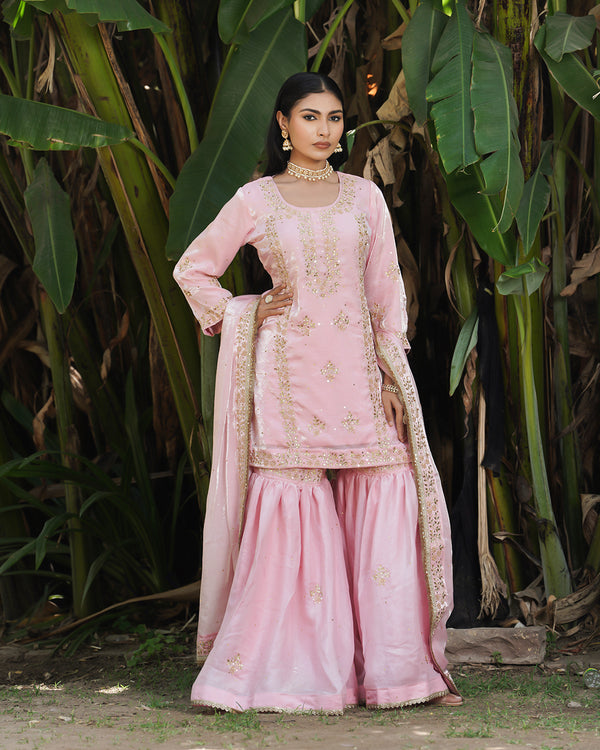 Gharara by Zareena nawab |  | Karishma Emporium | Elegance in Making Pure Zardozi Women wear