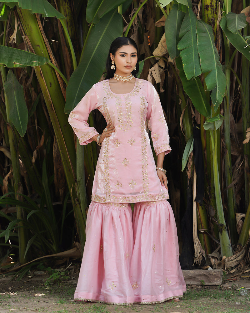 Gharara by Zareena nawab |  | Karishma Emporium | Elegance in Making Pure Zardozi Women wear