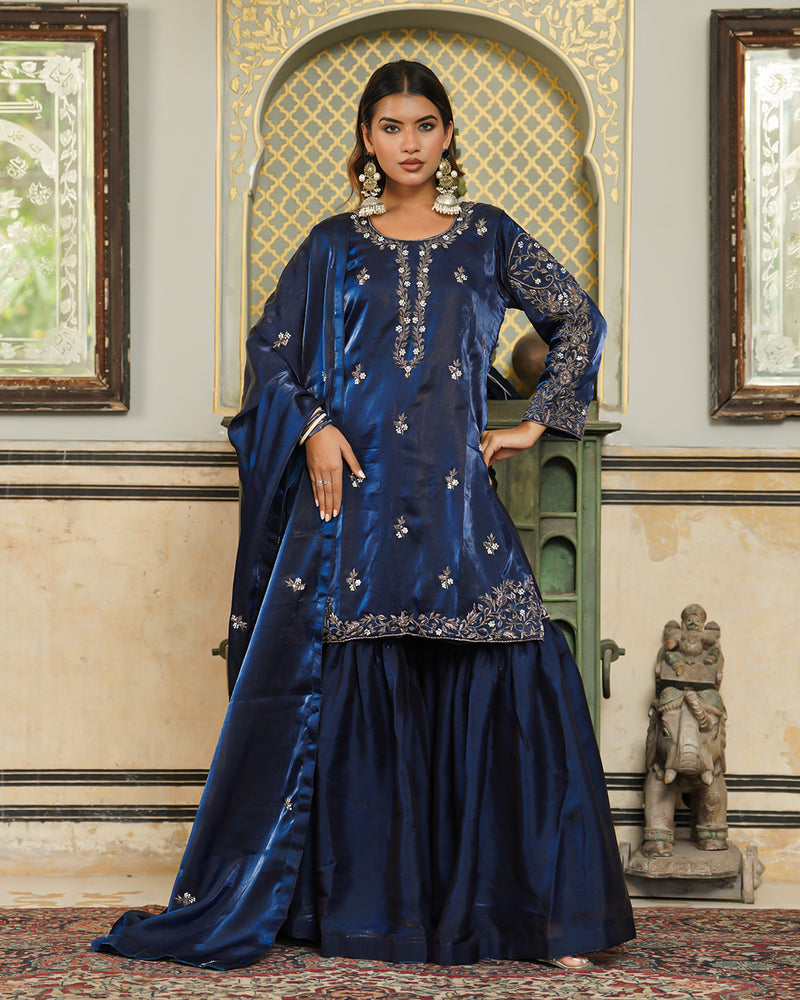 Gharara by Ayesha-Ada |  | Karishma Emporium | Elegance in Making Pure Zardozi Women wear