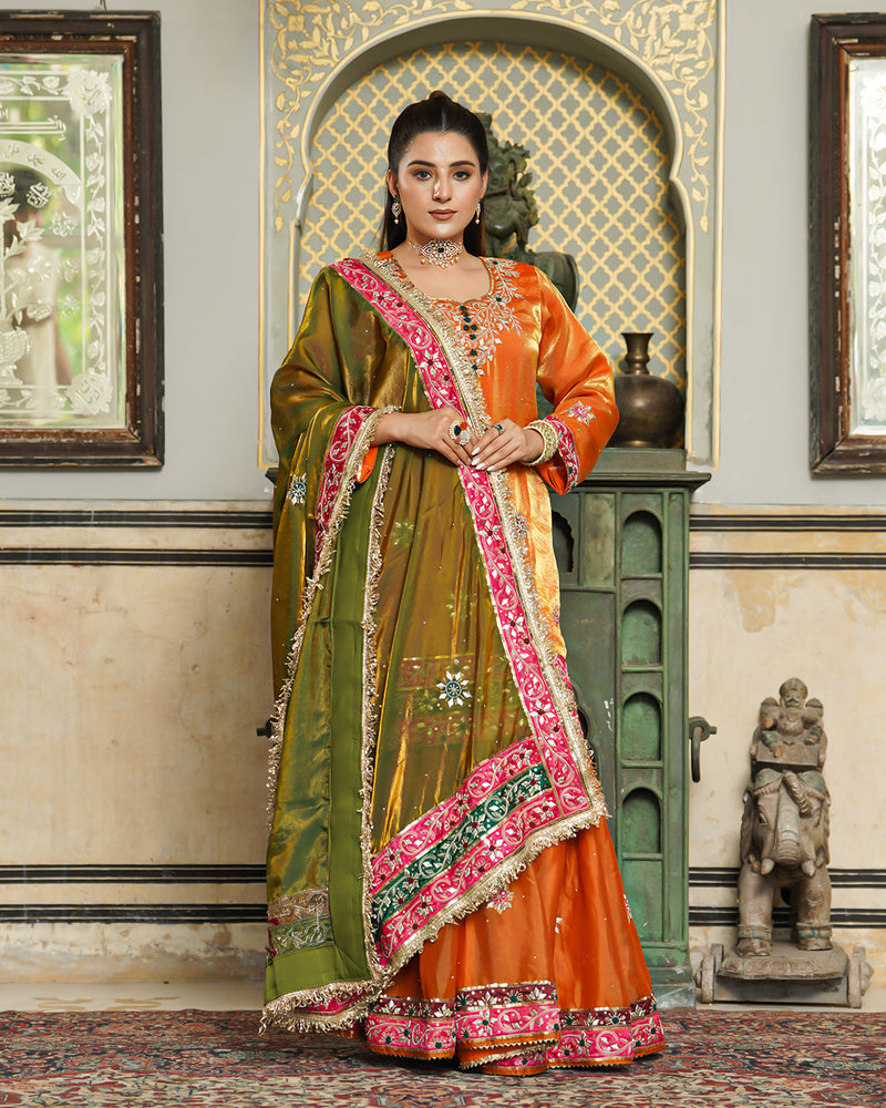Gharara by Gulzar khan |  | Karishma Emporium | Elegance in Making Pure Zardozi Women wear