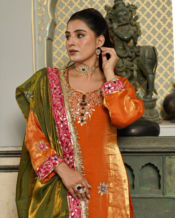 Gharara by Gulzar khan |  | Karishma Emporium | Elegance in Making Pure Zardozi Women wear