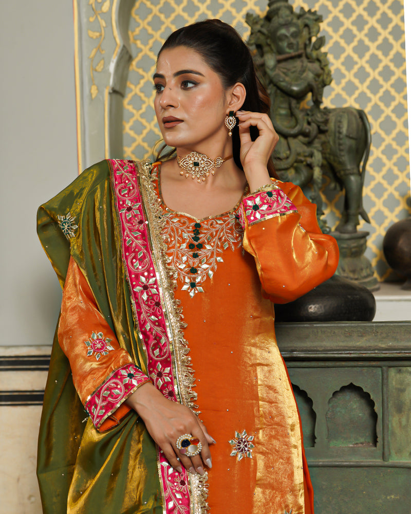Gharara by Gulzar khan |  | Karishma Emporium | Elegance in Making Pure Zardozi Women wear
