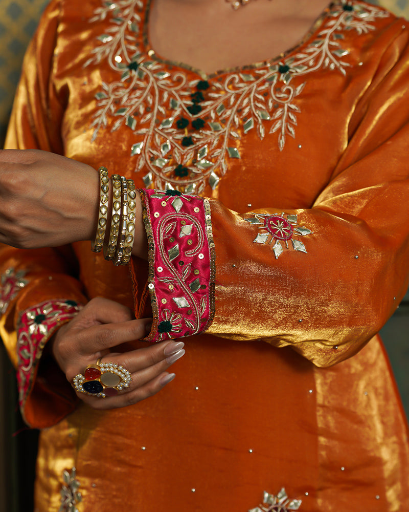 Gharara by Gulzar khan |  | Karishma Emporium | Elegance in Making Pure Zardozi Women wear