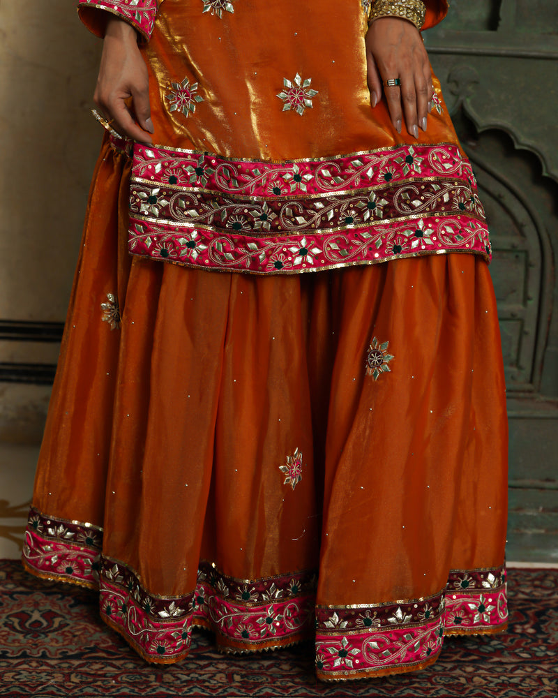 Gharara by Gulzar khan |  | Karishma Emporium | Elegance in Making Pure Zardozi Women wear