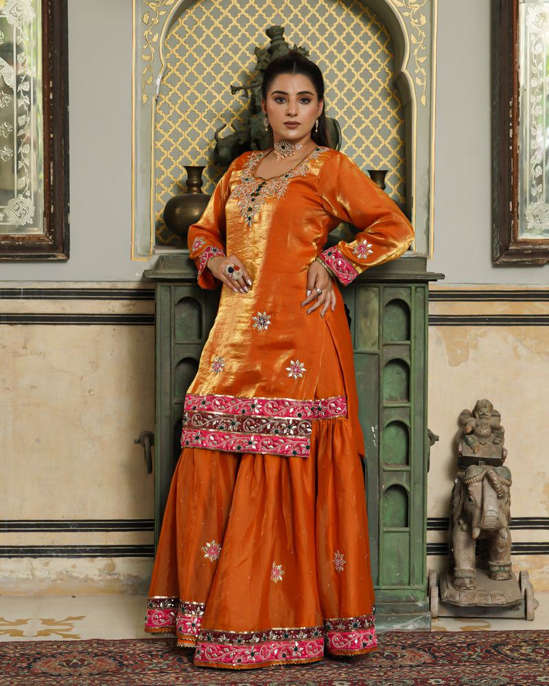 Gharara by Gulzar khan |  | Karishma Emporium | Elegance in Making Pure Zardozi Women wear