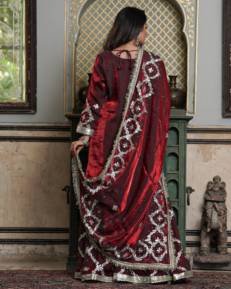 Gharara by Zaraya Ali |  | Karishma Emporium | Elegance in Making Pure Zardozi Women wear