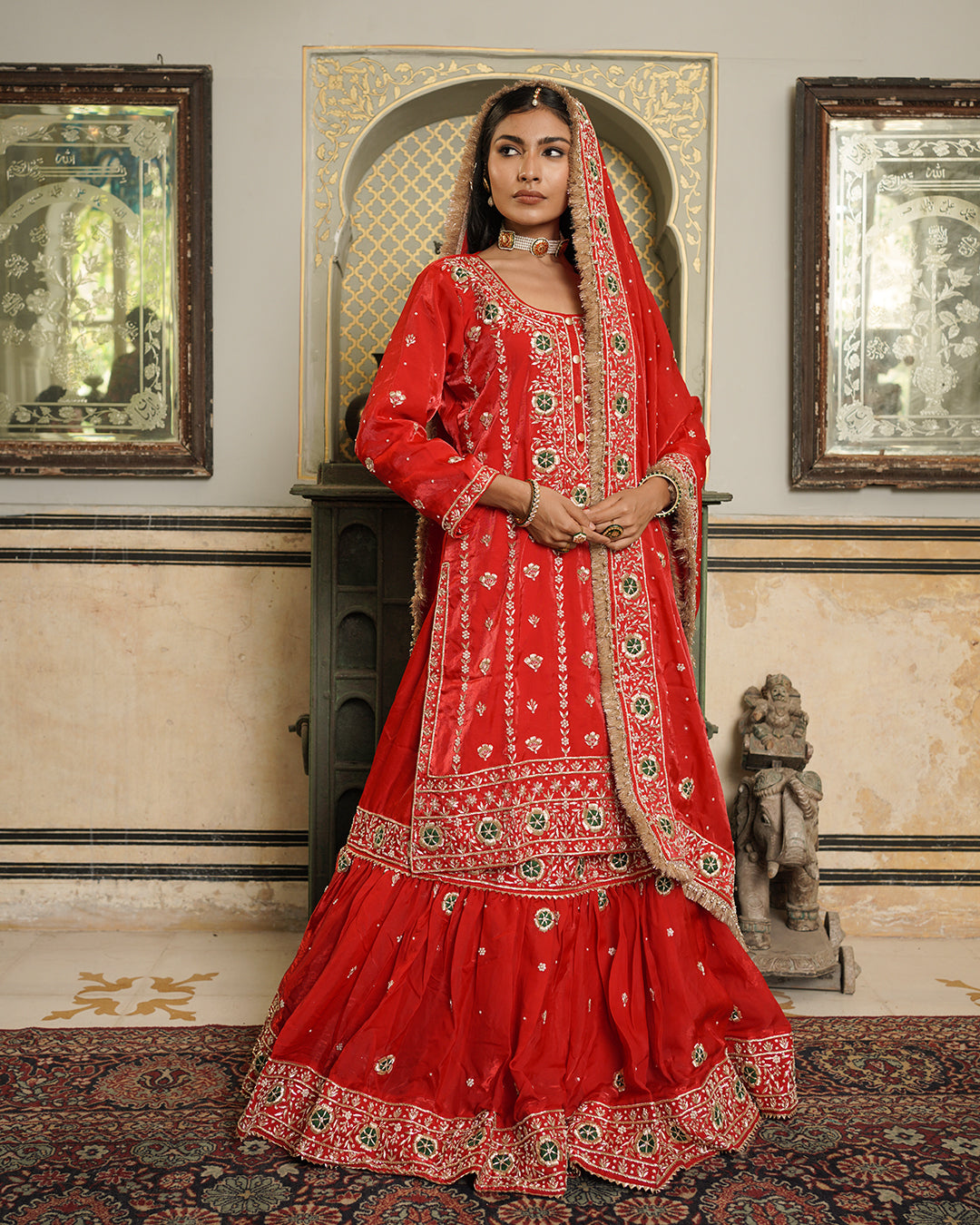Farshi by huda-baksh  Italian Shimar fabric
