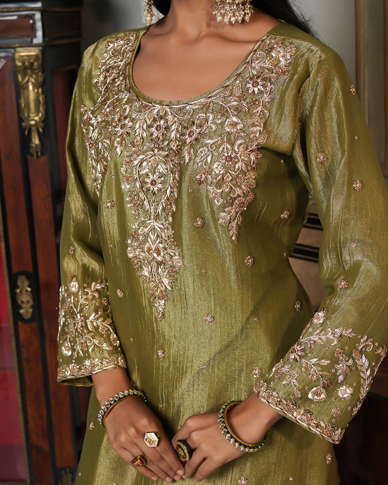 Gharara by Veer Zara |  | Karishma Emporium | Elegance in Making Pure Zardozi Women wear
