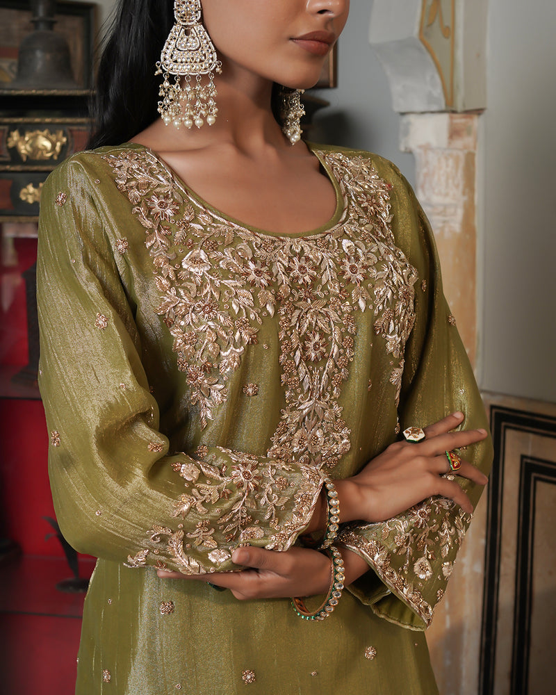 Gharara by Veer Zara |  | Karishma Emporium | Elegance in Making Pure Zardozi Women wear