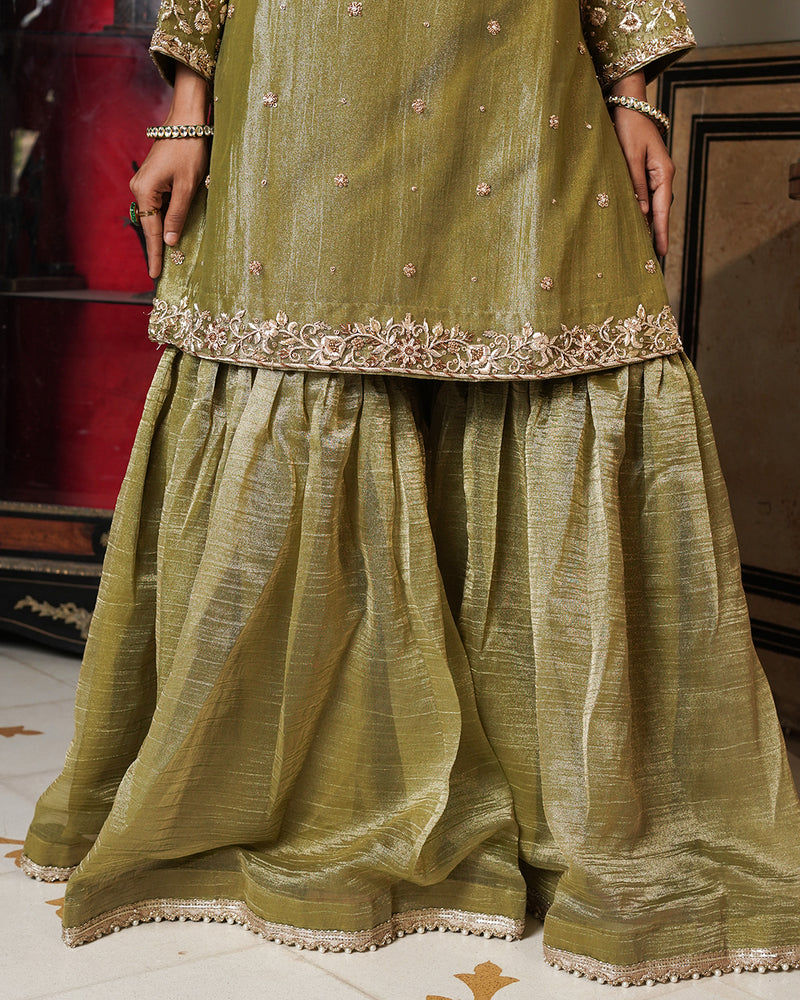 Gharara by Veer Zara |  | Karishma Emporium | Elegance in Making Pure Zardozi Women wear