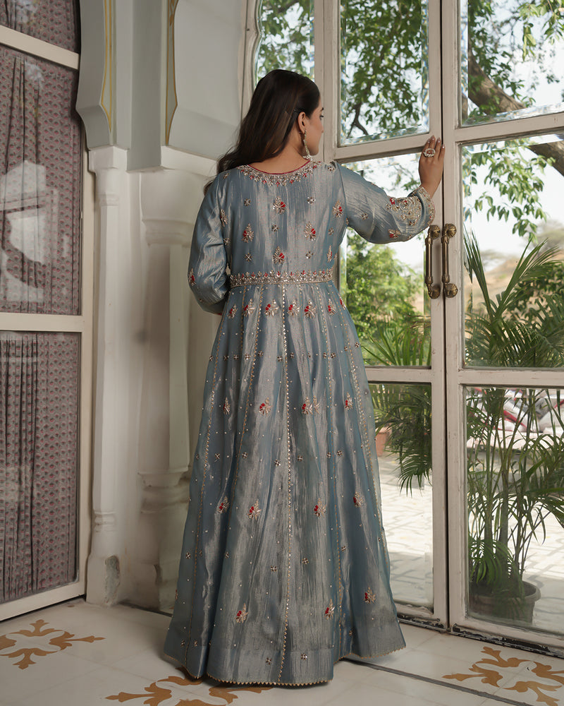 Angrakha choli  Top/bottom Crush tissue fabric  Dupatta-Italian Shimar |  | My Store