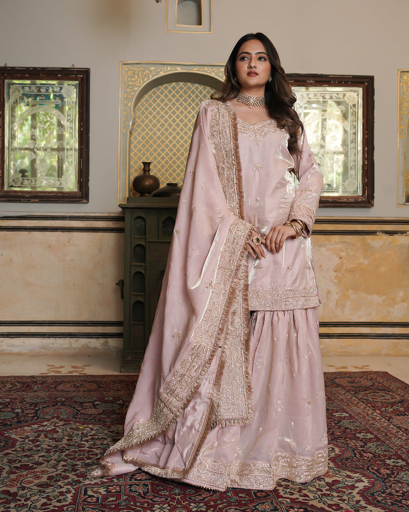 Gharara by Alia Zaidi |  | Karishma Emporium | Elegance in Making Pure Zardozi Women wear