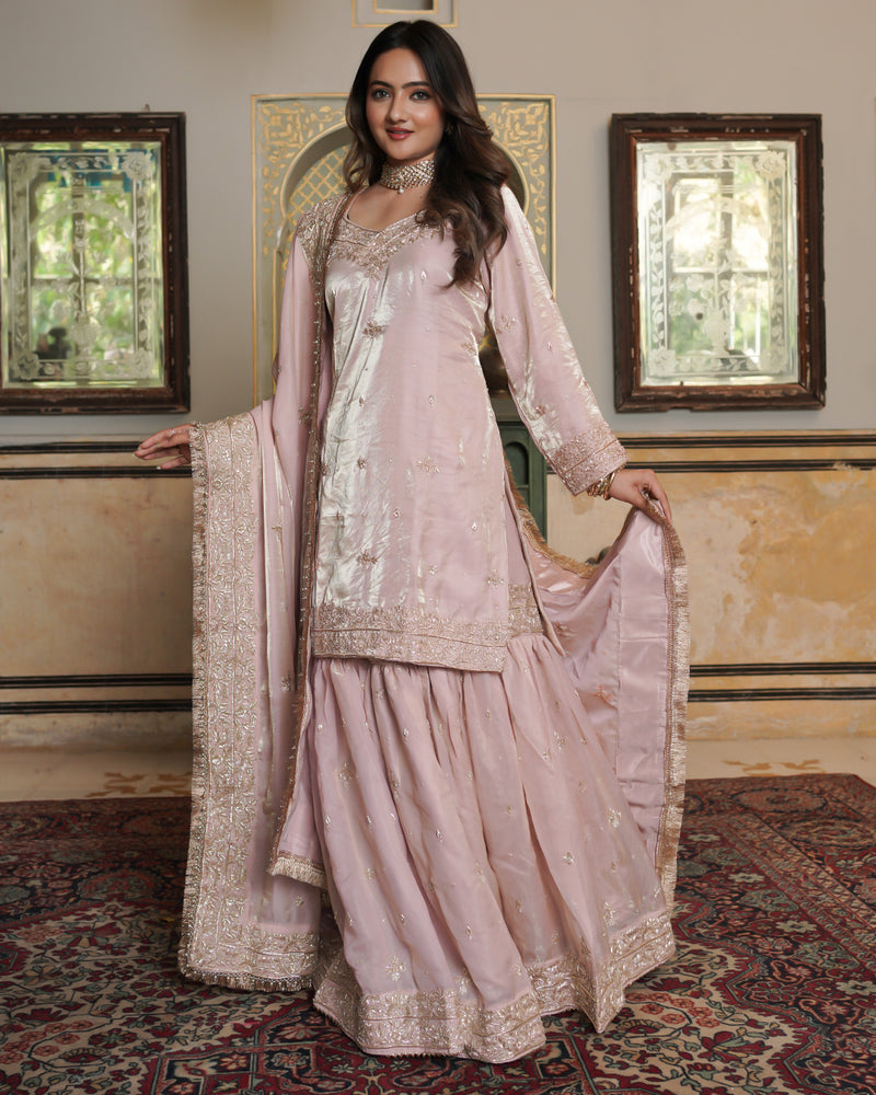 Gharara by Alia Zaidi |  | Karishma Emporium | Elegance in Making Pure Zardozi Women wear